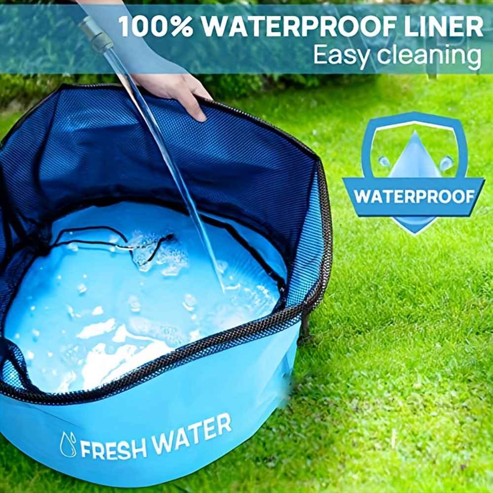 RV Water Hose Storage Bag Sewer Pipe Organizer 600D Oxford Cloth Wire Cable Storage Bag - Blue