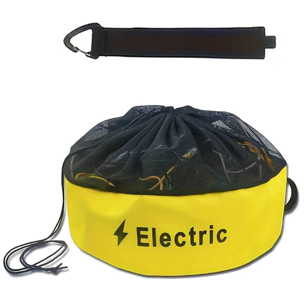 RV Water Hose Storage Bag Sewer Pipe Organizer 600D Oxford Cloth Wire Cable Storage Bag - Yellow