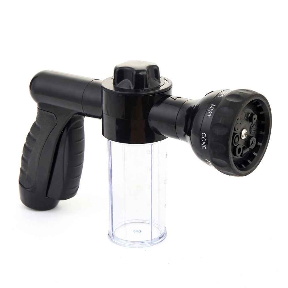 100ml Multi-Functional Water Gun Liquid-Filled High-Pressure Hand Sprayer for Washing Car Watering Lawn - Black