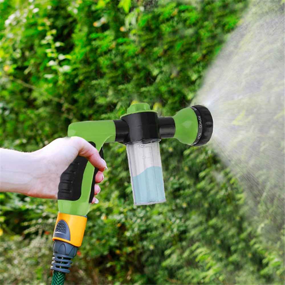 100ml Multi-Functional Water Gun Liquid-Filled High-Pressure Hand Sprayer for Washing Car Watering Lawn - Green