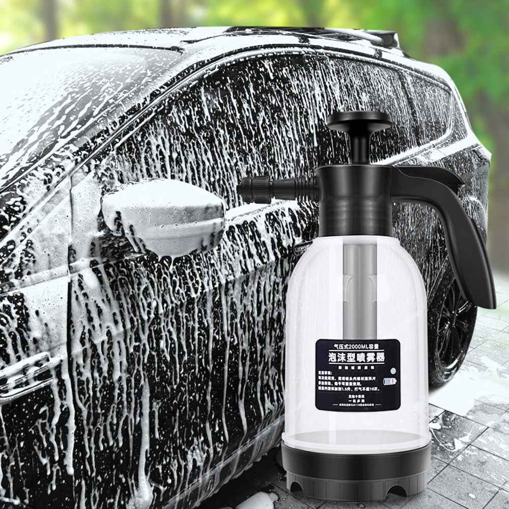 9319F 2L Foam Sprayer Watering Can Car Wash Cleaning Tool Foam Generator Bottle