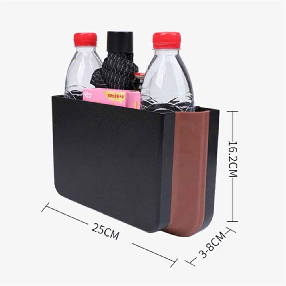 SN929 Car Folding Trash Can Hanging Bucket Waterproof Umbrella Storage Supplies Sundries Organizer - Pink