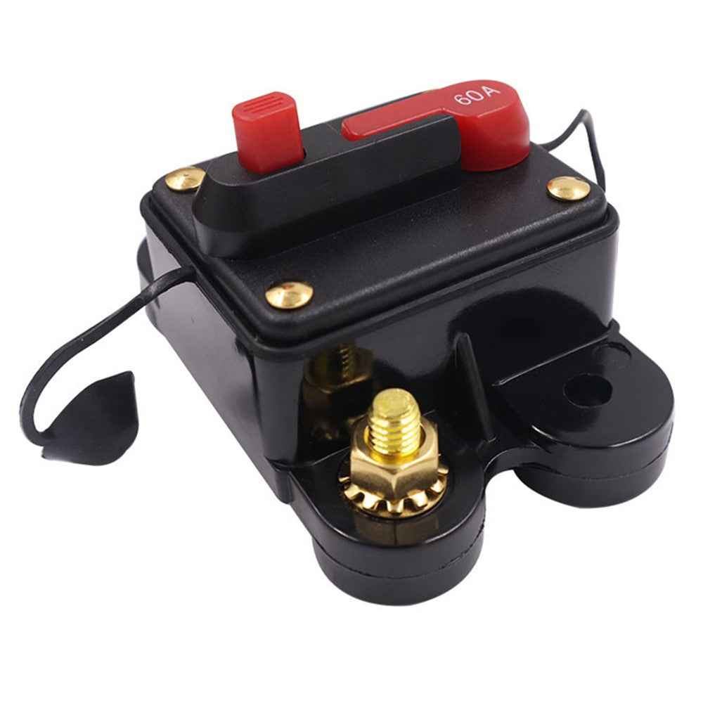 300A DC 12-48V Car Audio Stereo Circuit Breaker Automatic Reset Fuse Holder Automatic Circuit Breaker, Circuit Protector
