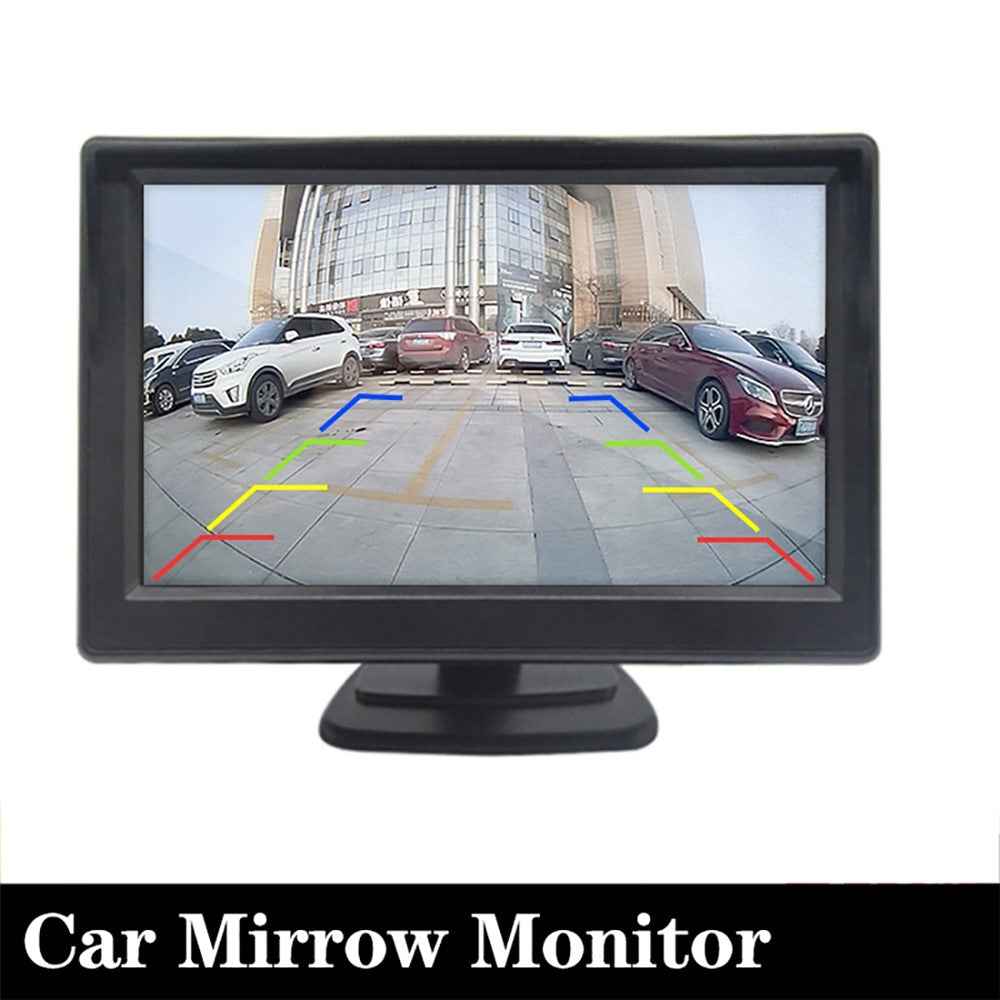 RH-500 Car Parking Reverse 5'' LCD Screen Recorder Display Monitor with Power Supply Cable