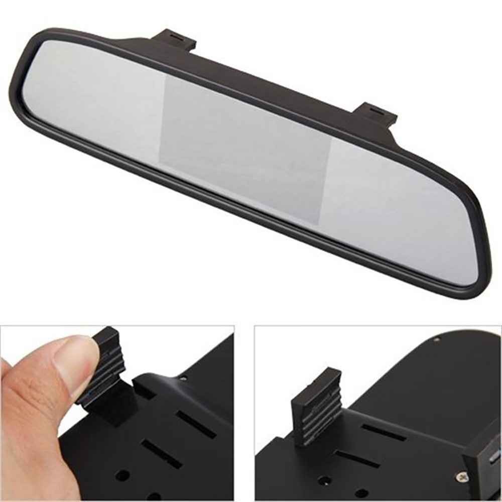 RH-503 5.0 inch Rearview Mirror HD Car Display with Round Camera / Video Cable Waterproof Rear View Monitor