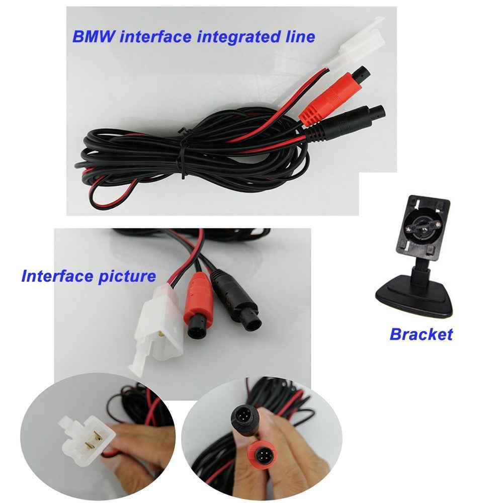RH-502 5'' LCD Display Screen Car Parking Reverse System 4-LED Camera with Video Line