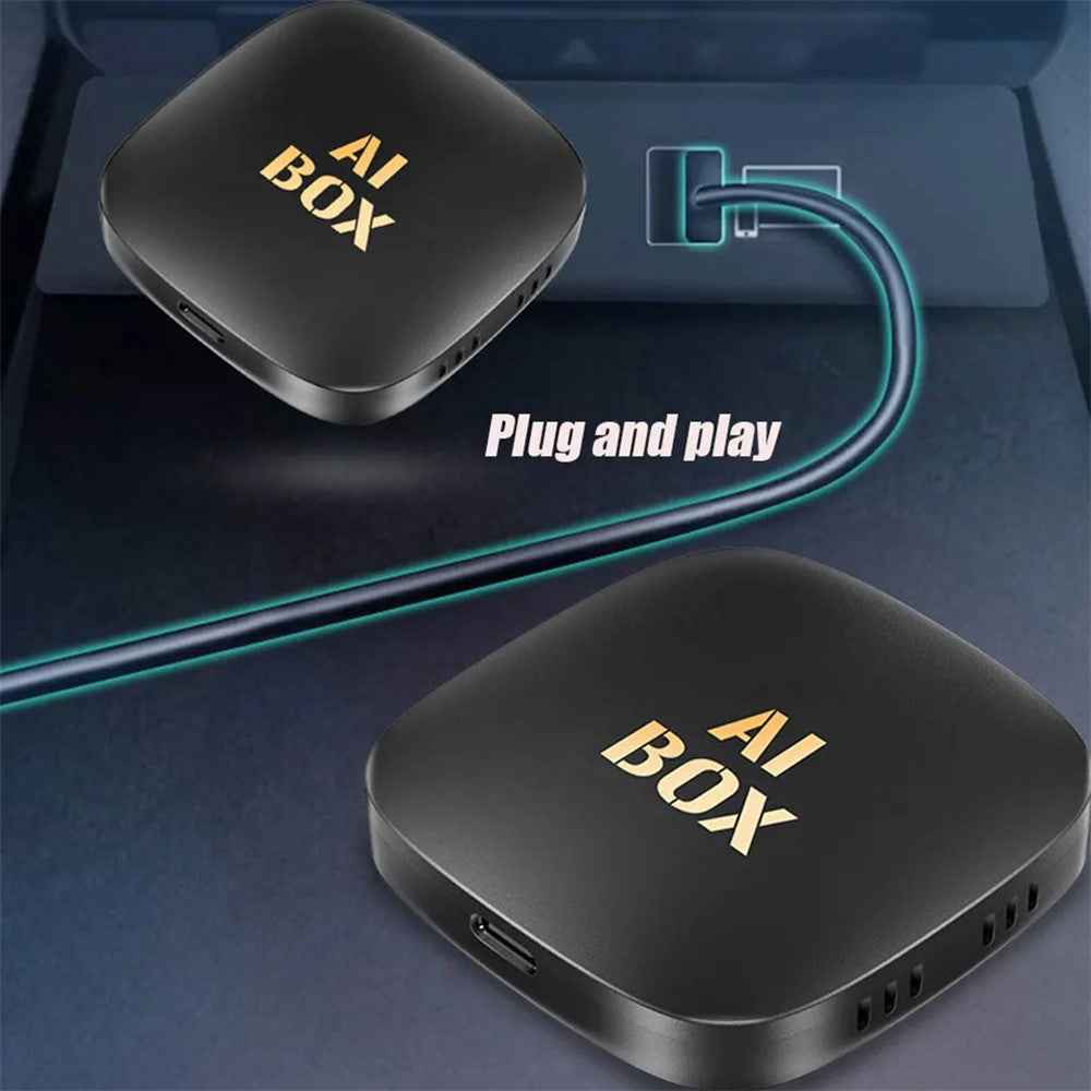 Android 13 Carplay Smart AI Box Wireless Carplay / Android Auto Adapter Built-In Netflix / Youtube, 2+32G