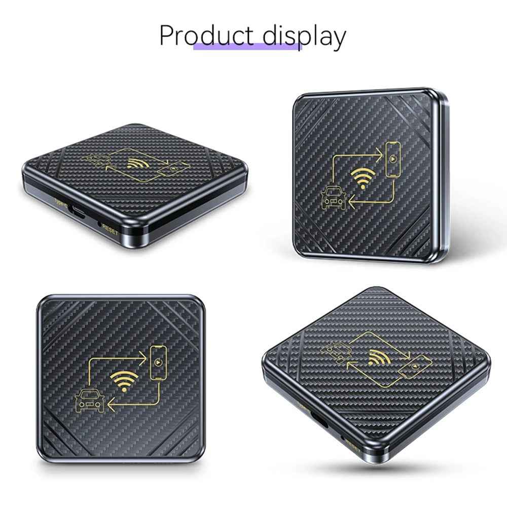 Q1 Vehicle Wireless Carplay Android Auto Dongle Car Wired to Wireless Adapter