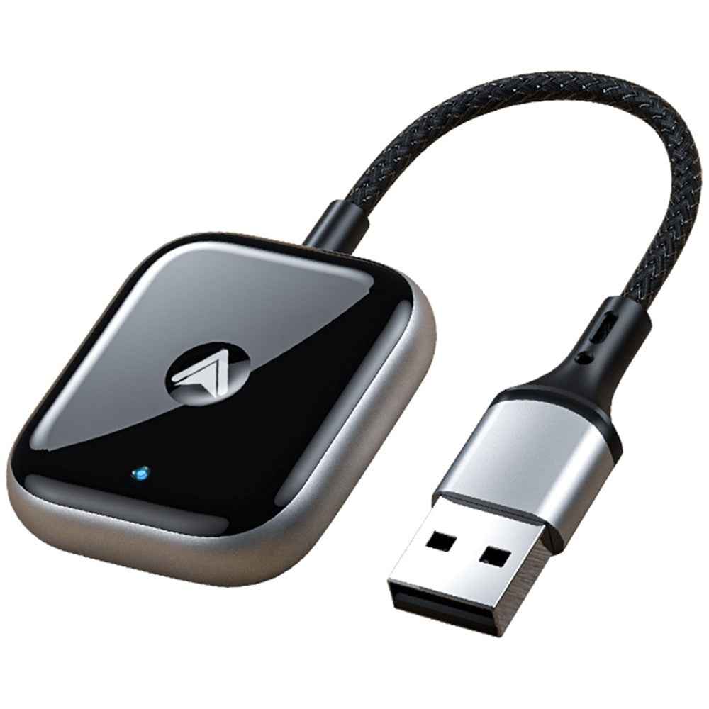 Car Android Auto Dongle Bluetooth-compatible / Wifi Wired Android Auto to Wireless Vehicle Adapter for Android Phone - Black