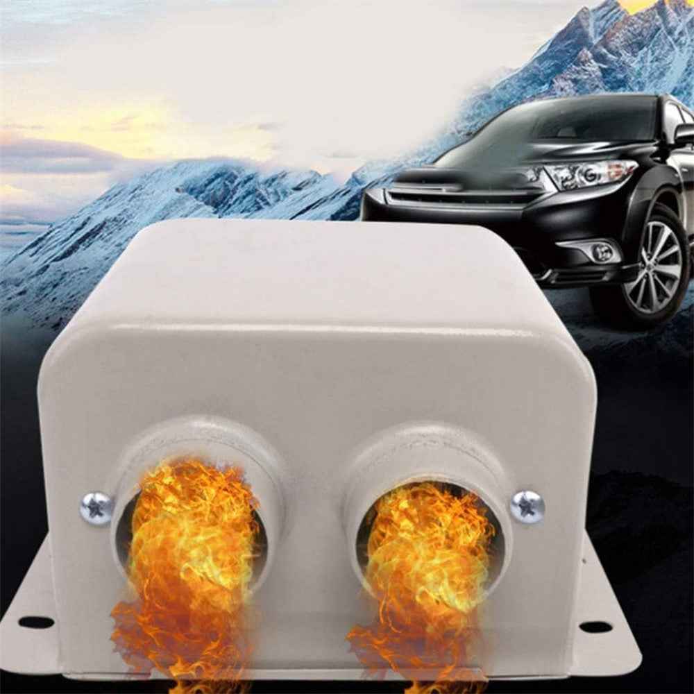 12V 600W Dual Hole Car Heater Window Defrosting Defogging Vehicle Interior PTC Heater