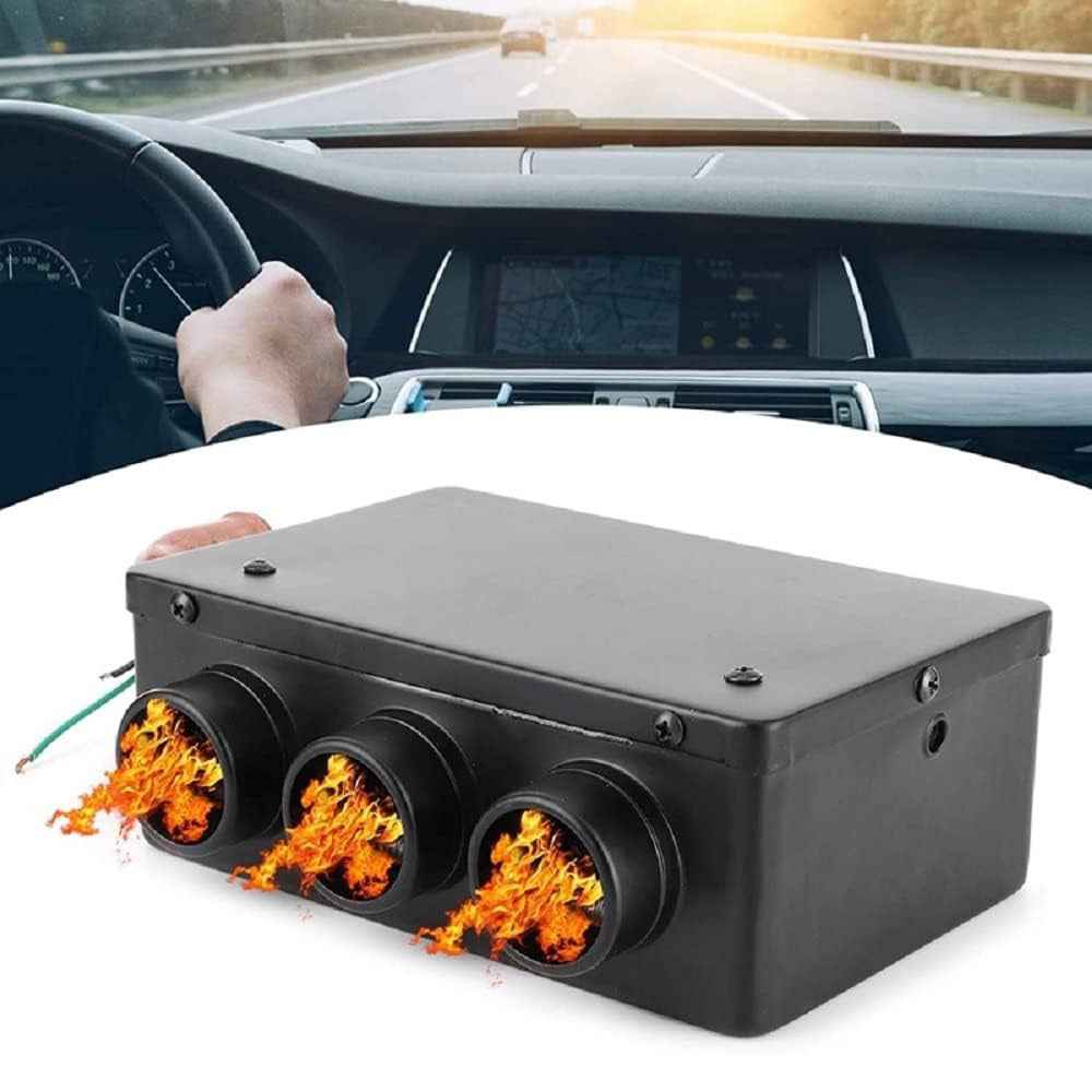 Three Hole Car Water Heater Window Defrosting Defogging Vehicle Interior Heater - 24V