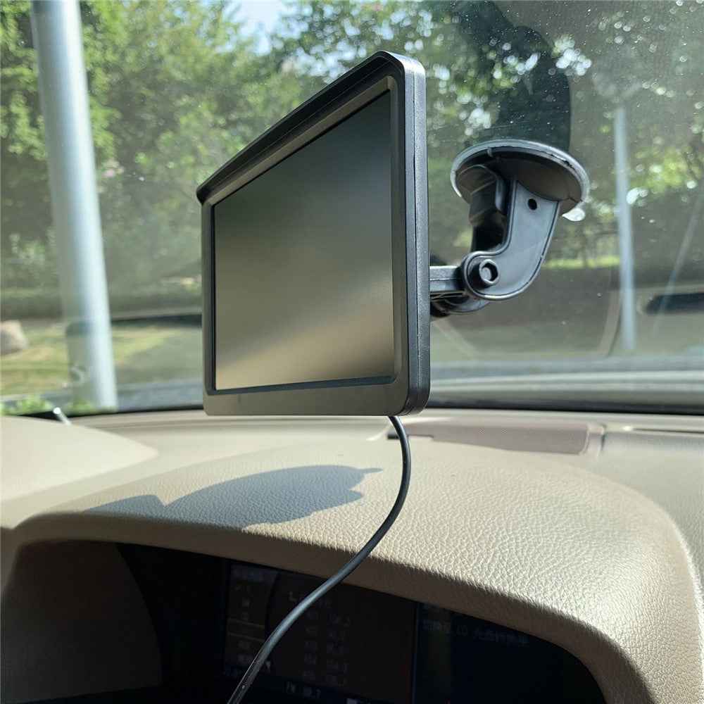 RH-702D HD 7'' Large Screen LCD Display Monitor 12V 24V Car Parking Reversing 8-LED Rear Camera Kit