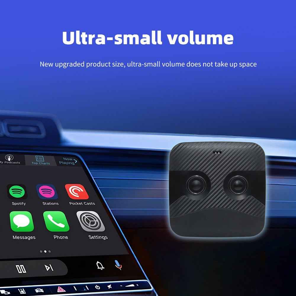 2 in 1 Wireless Carplay Adapter and Android Auto Wireless Box Converts Wired to Wireless Carplay Dongle