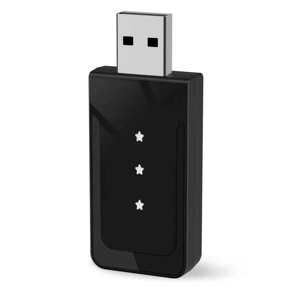 Wireless CarPlay Adapter USB CarPlay Stick Convert Wired to Wireless Android Auto Dongle for Cars with CarPlay - Black