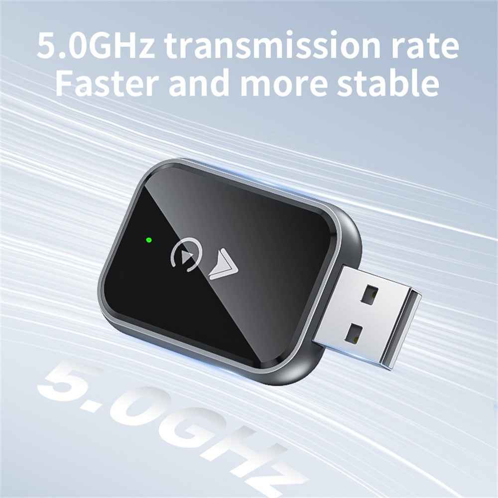 2 in 1 Wireless Carplay Android Auto Car Adapter Wired to Wireless Bluetooth-Compatible WiFi USB Dongle