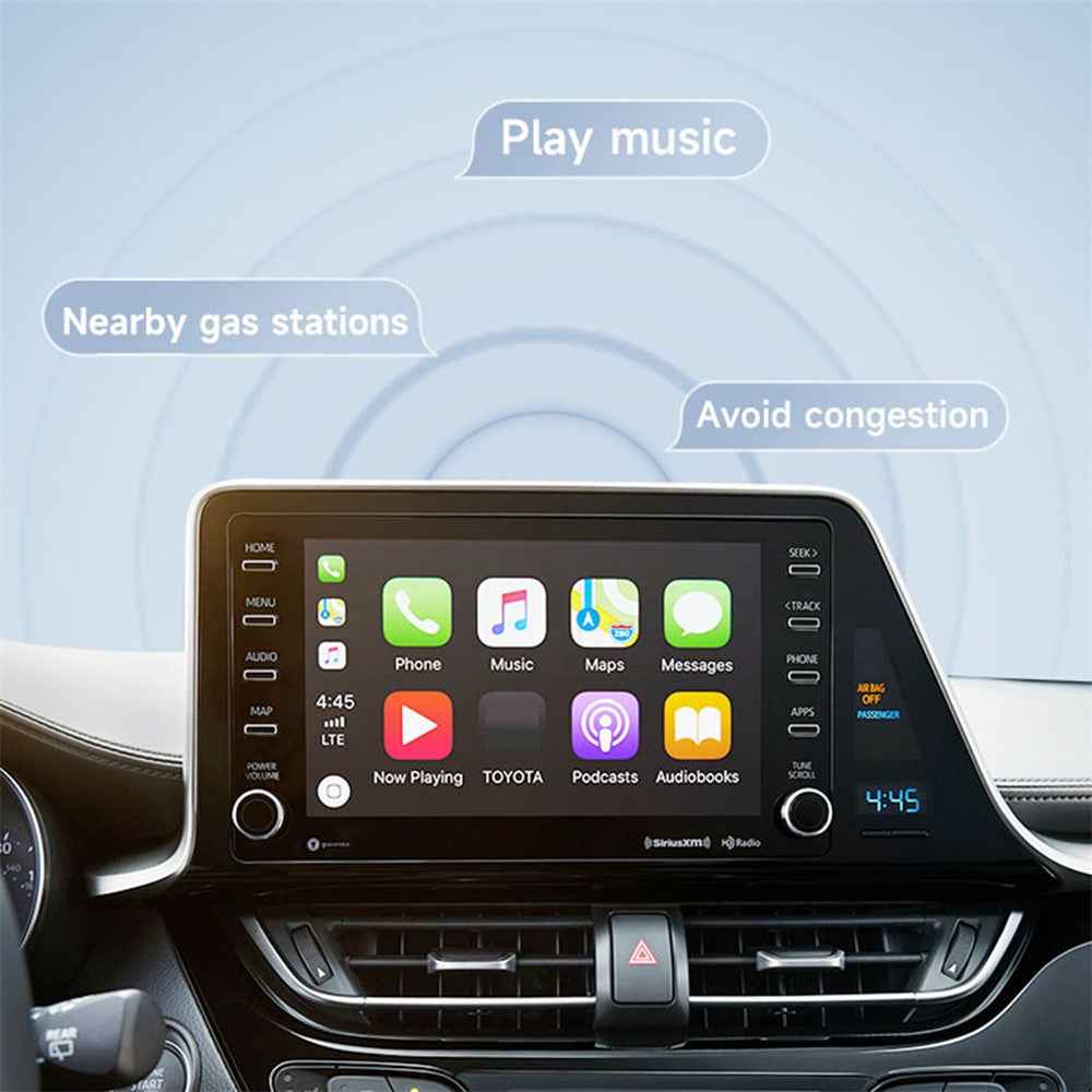 2 in 1 Wireless Carplay Android Auto Car Adapter Wired to Wireless Bluetooth-Compatible WiFi USB Dongle