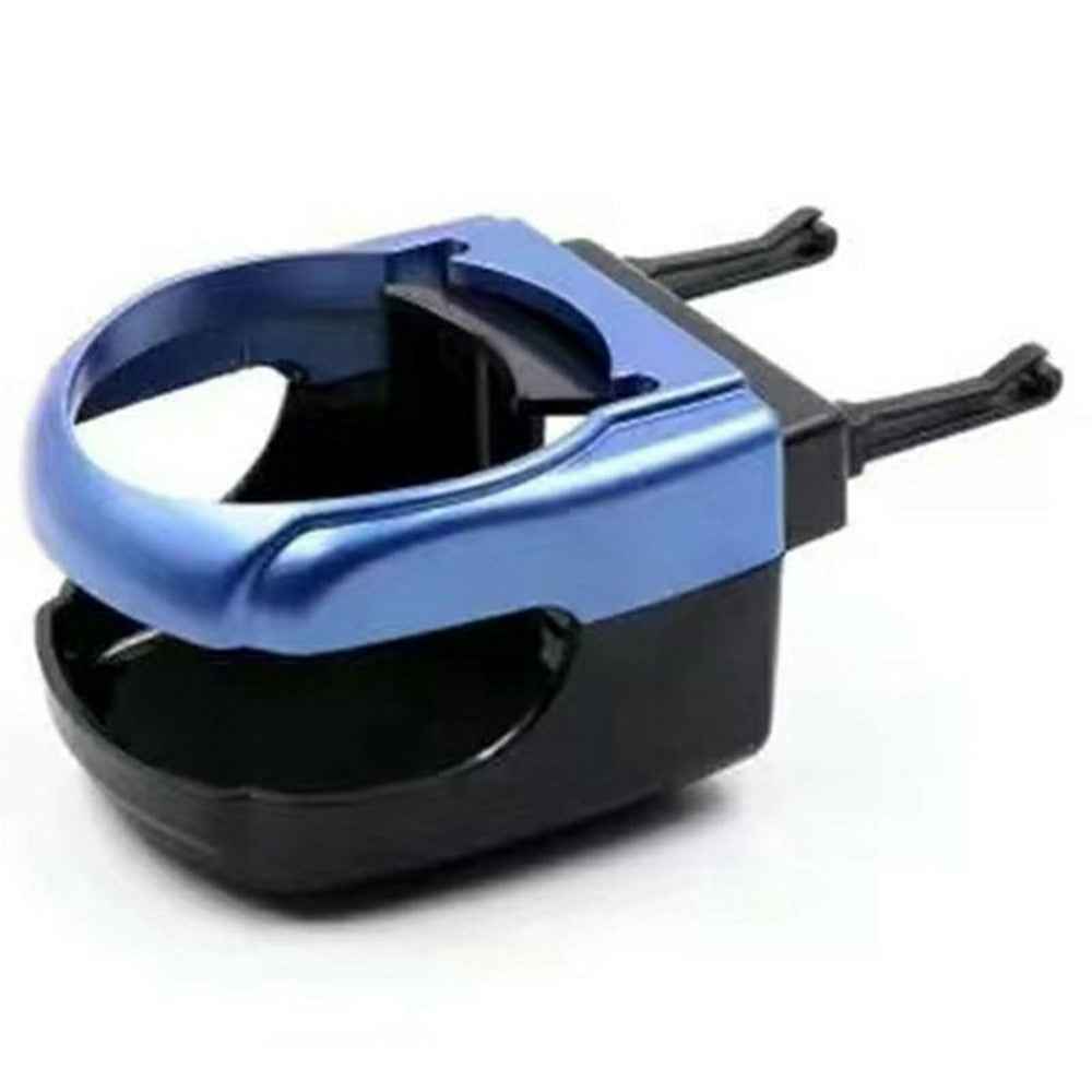 Multi-function Car Air Vent Mount Drinks Holder Plastic Beverage Organizer Rack - Blue