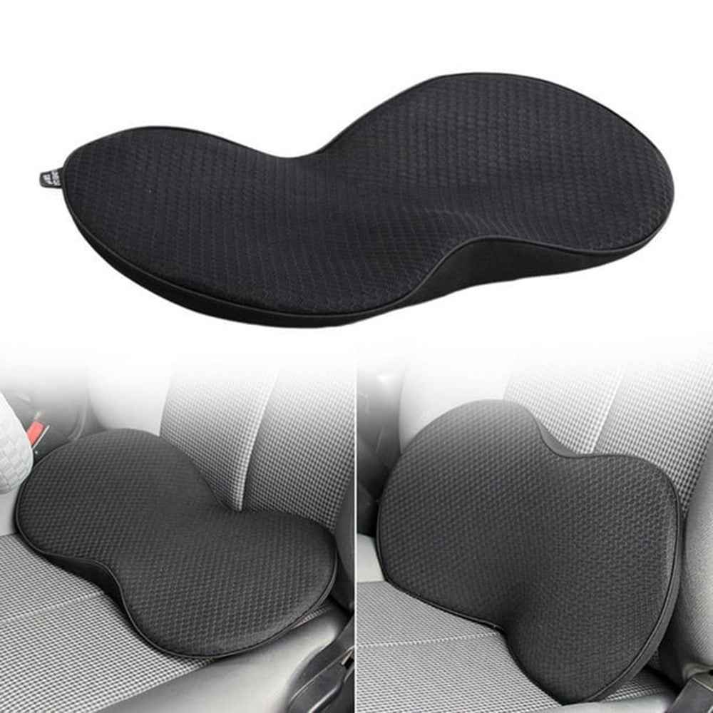 Car Seat Hip / Waist Cushion Mesh Cloth+Memory Foam Breathable Fatigue Relief Seat Cushion - Black