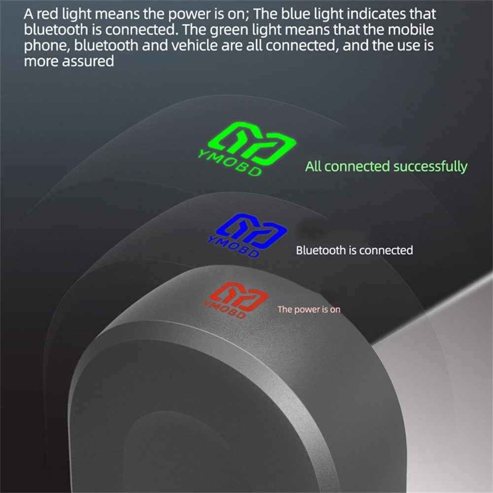 B25 ELM327 OBD Car Fault Scanner Bluetooth-compatible Vehicle Code Scan Diagnostic Tool