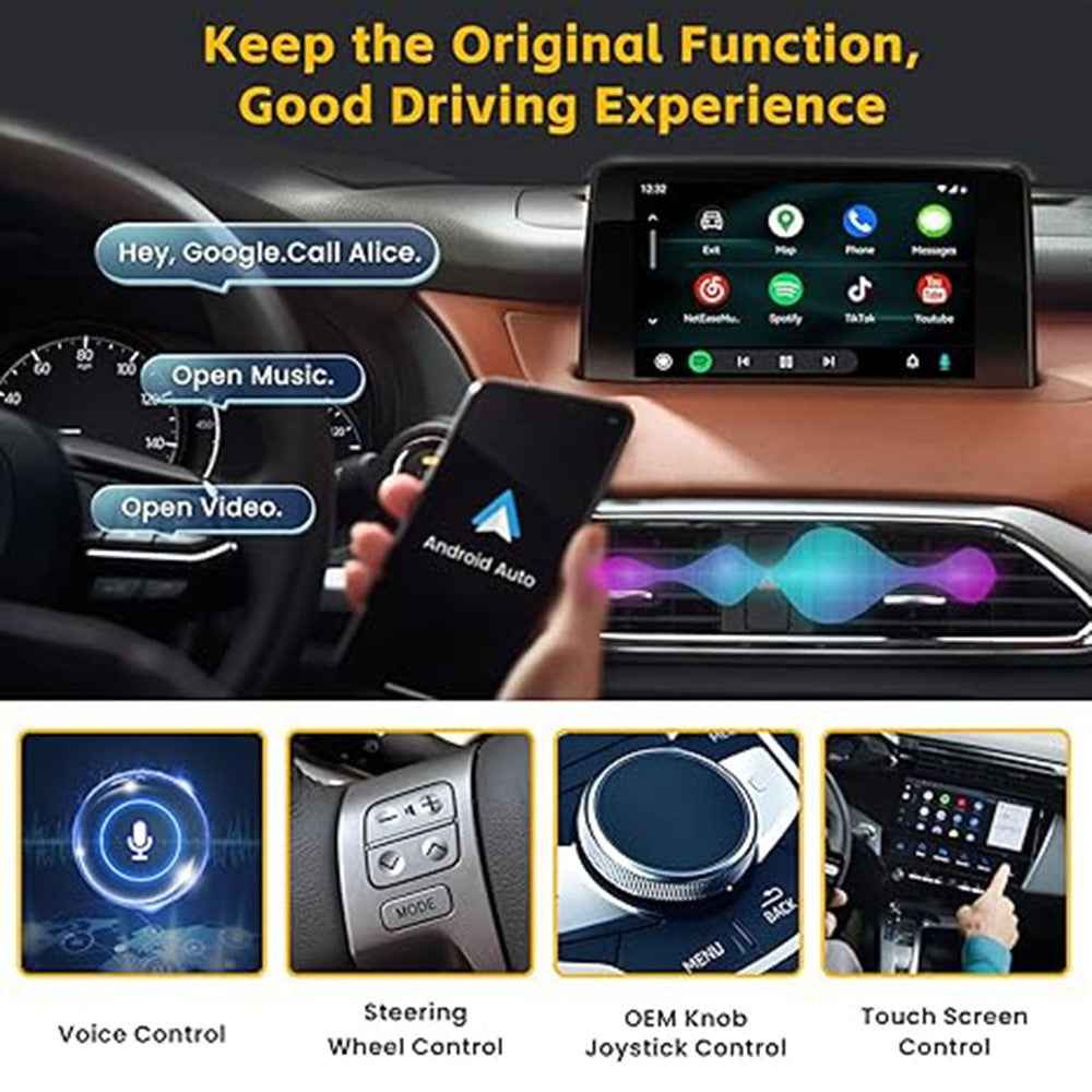 Carplay / Android Auto Car Wired to Wireless Video Box Vehicle Smart Carplay Adapter
