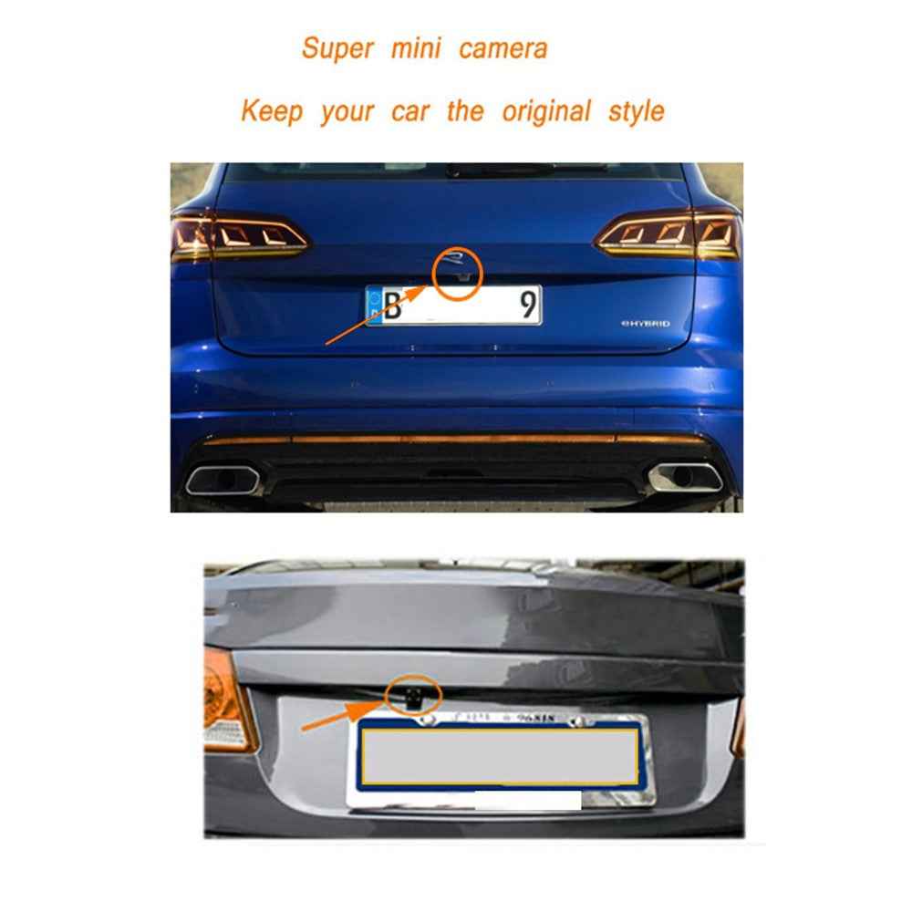 RH-506 Large 5'' LCD Display Monitor Round Rear Camera for Car Parking Reverse with Video Line and Power Supply Cable