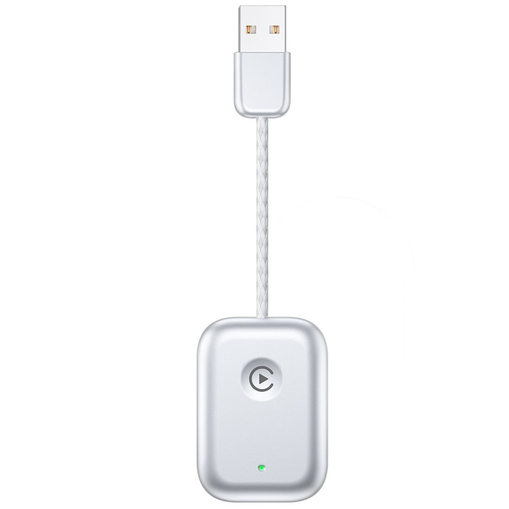 643 Car Wireless CarPlay Adapter for iPhone Transform Wired to Wireless - Silver