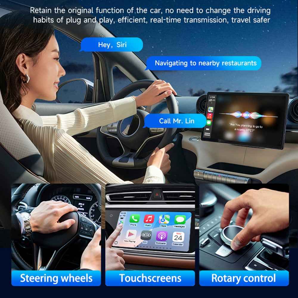 Mini SE X1AIR CarPlay Android Auto Wireless Upgrade Adapter Car Connectivity Wireless Box