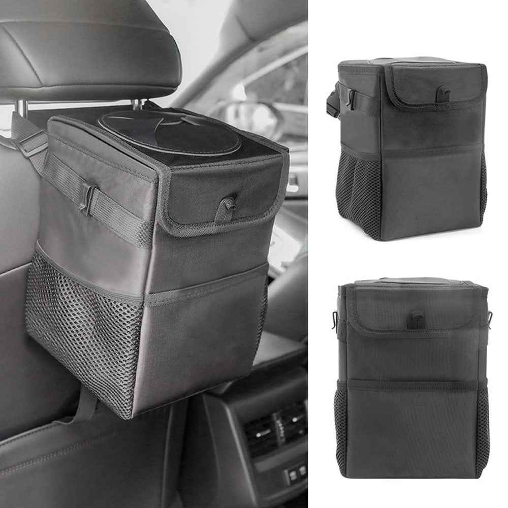 Multipurpose Car Trash Can Waterproof Oxford Fabric Foldable Storage Box for Vehicle