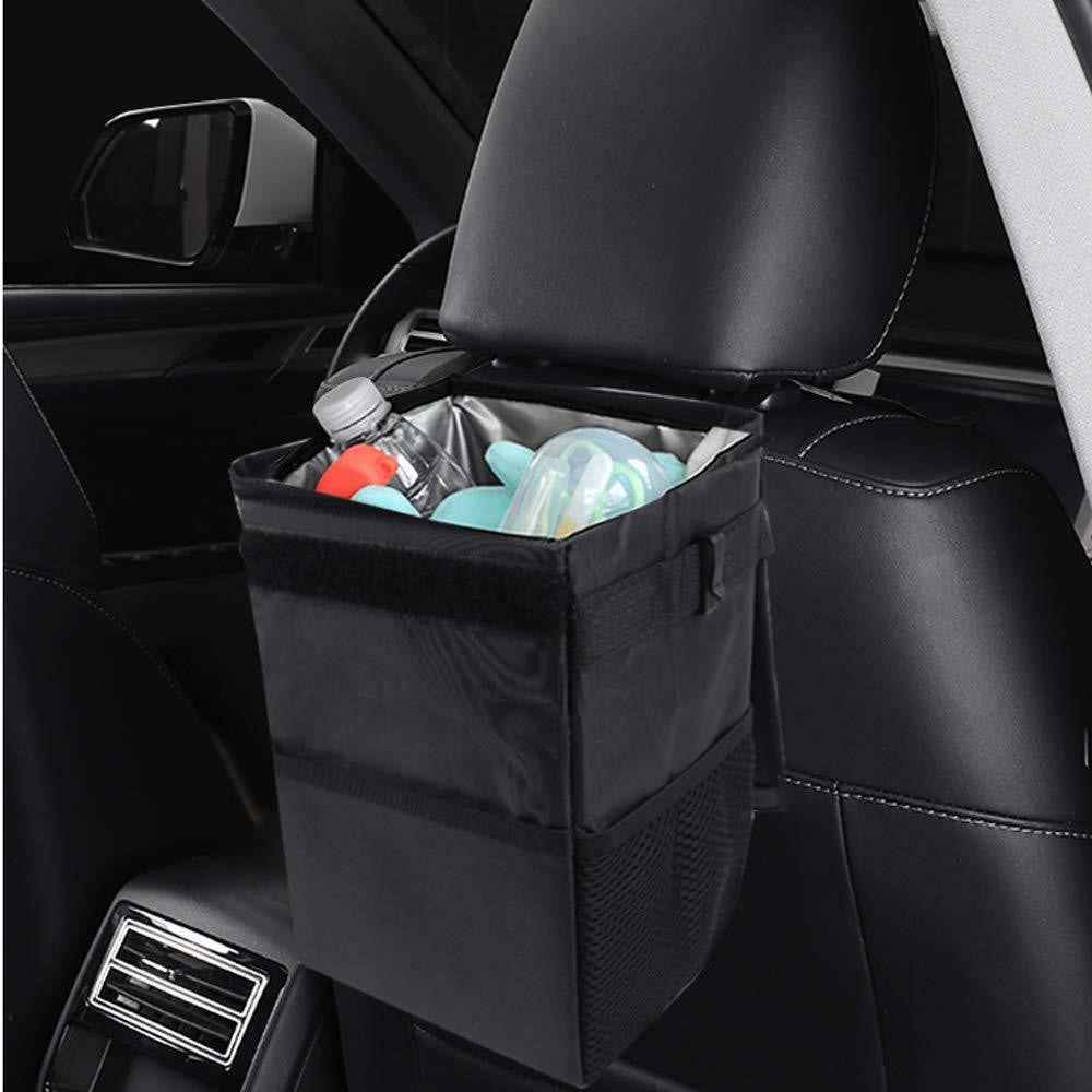 Multipurpose Car Trash Can Waterproof Oxford Fabric Foldable Storage Box for Vehicle