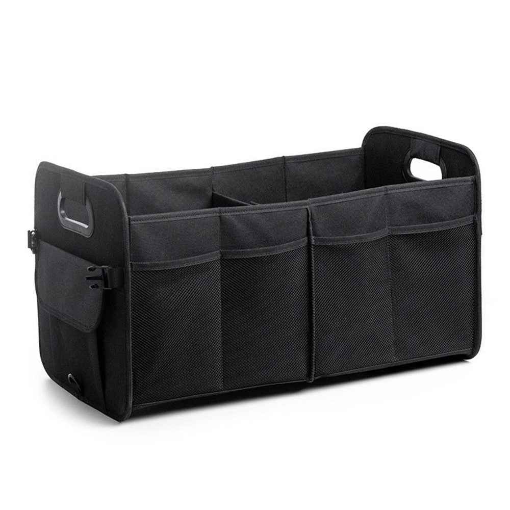 Large Capacity Car Trunk Organizer Waterproof Oxford Fabric Foldable Storage Box - Black