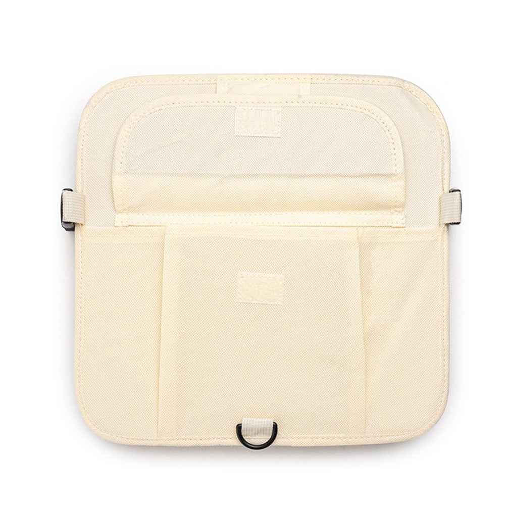 Large Capacity Car Trunk Organizer Waterproof Oxford Fabric Foldable Storage Box - Beige