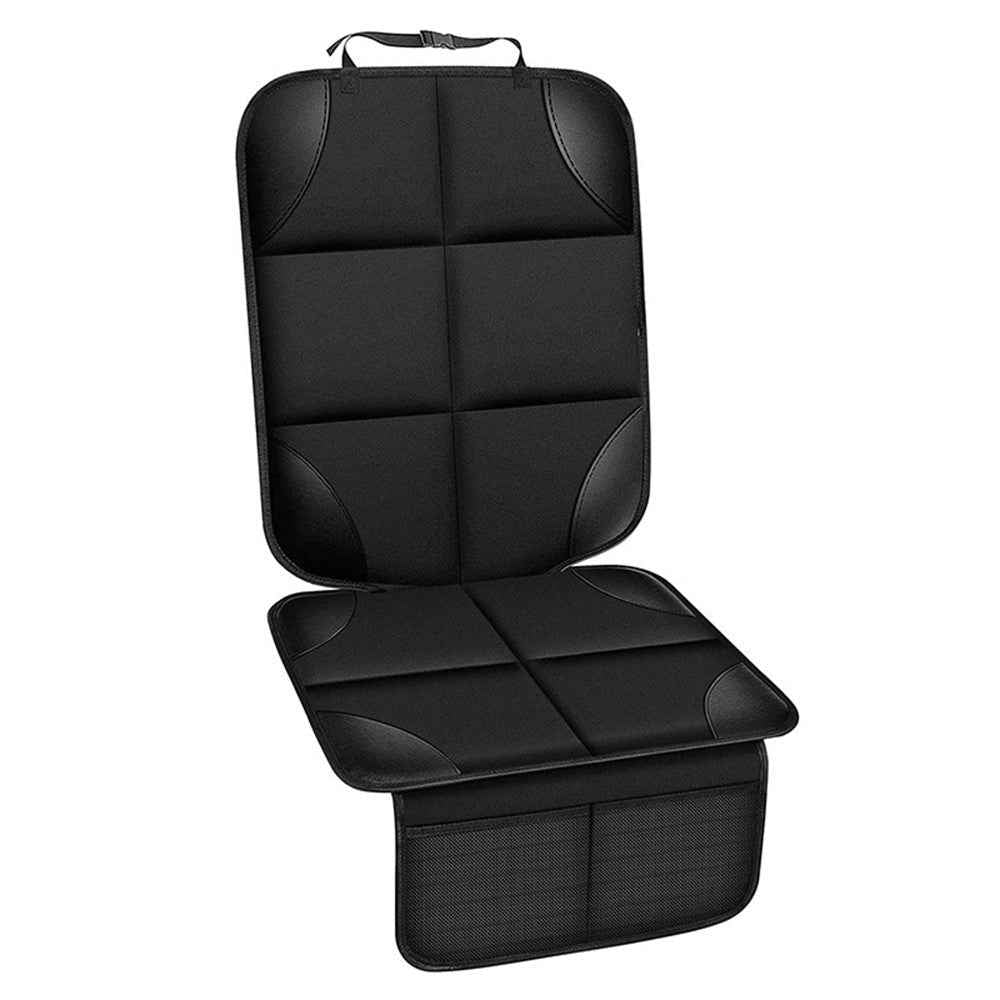 Foldable Car Seat Protector Mat Anti-slip Children Safety Seat Protection Pad Cover - Black