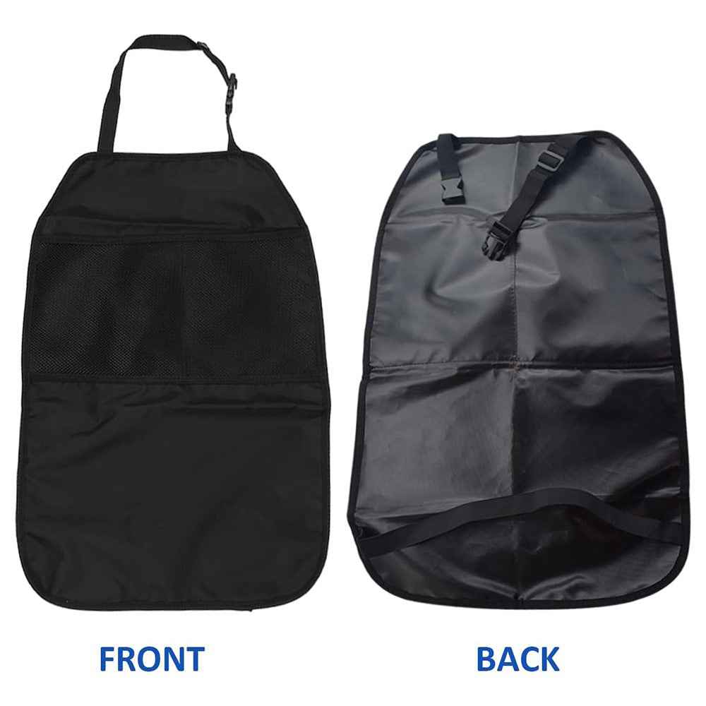 Car Seat Protector Mat for Child Safety Seat Anti Kick Seat Cover with Mesh Pocket