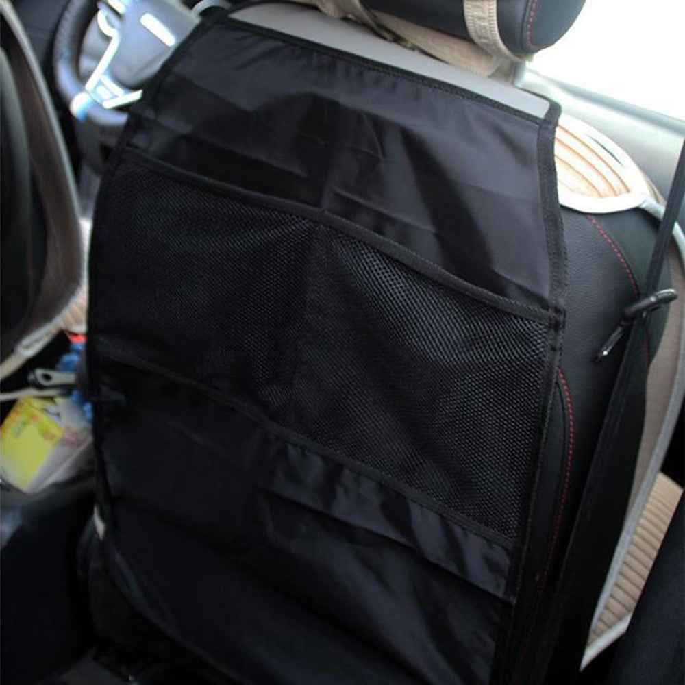 Car Seat Protector Mat for Child Safety Seat Anti Kick Seat Cover with Mesh Pocket
