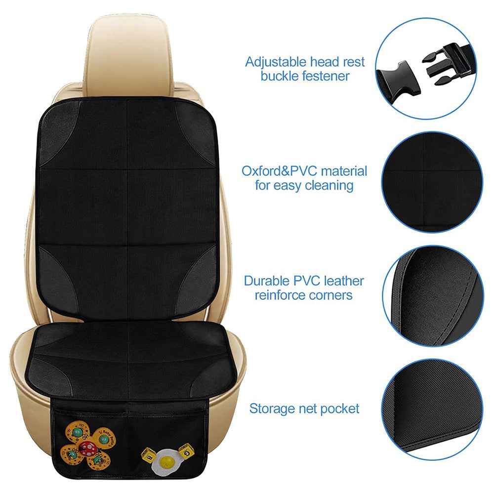 Waterproof Child Safety Seat Anti Kick Seat Cover Car Seat Backrest Protector Mat