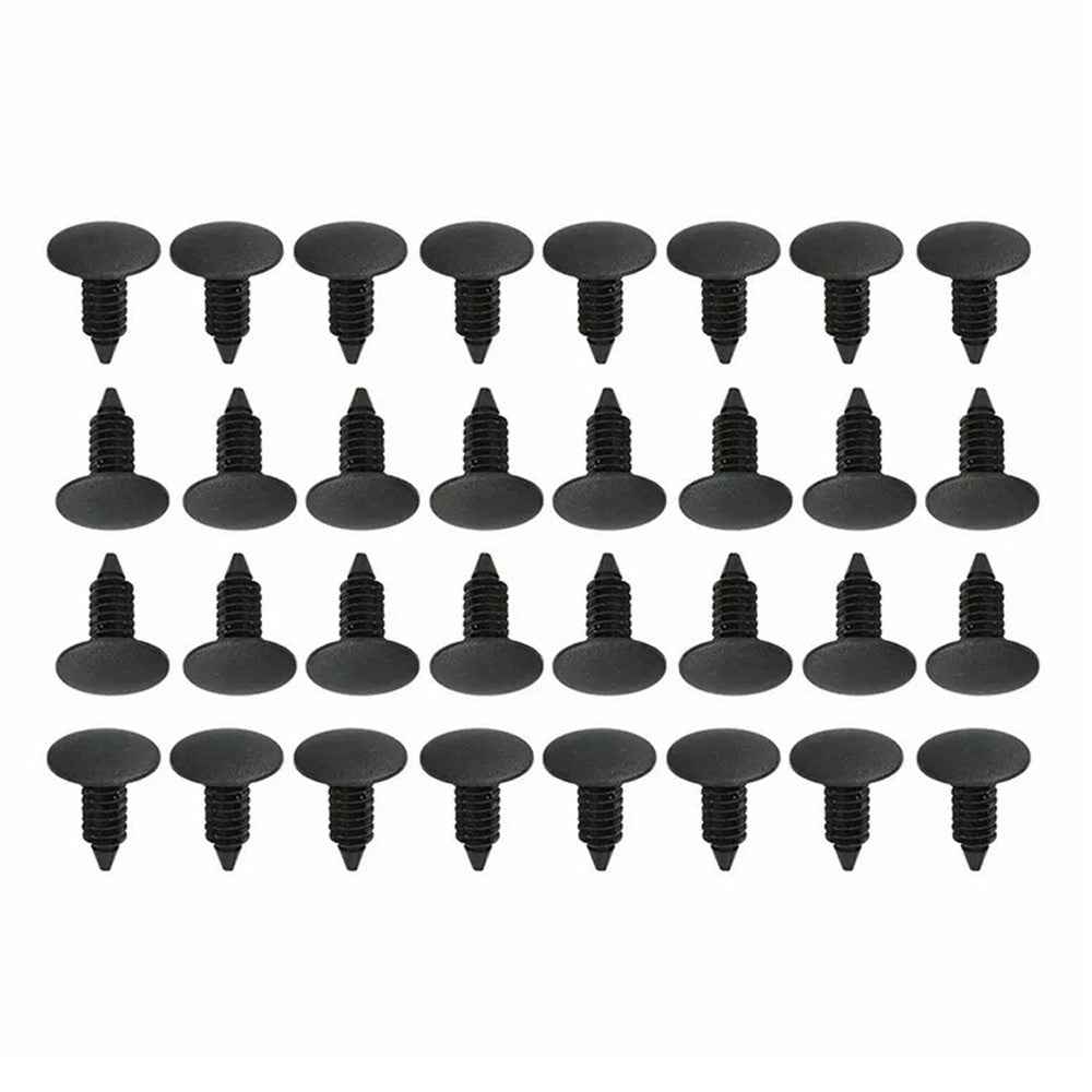 190Pcs Automotive Fasteners Kit 6 Sizes Rivet Clips With 6 Inch Pry Tool Bumper Fender Retainer