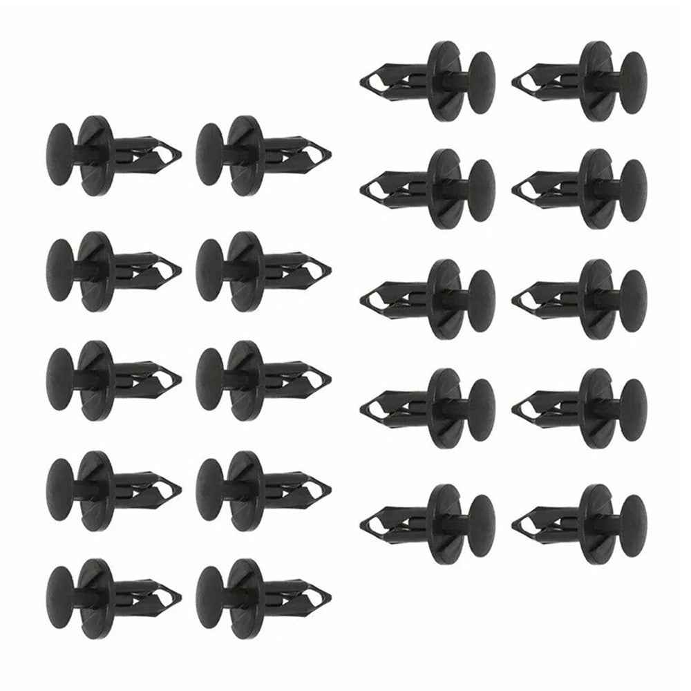 190Pcs Automotive Fasteners Kit 6 Sizes Rivet Clips With 6 Inch Pry Tool Bumper Fender Retainer