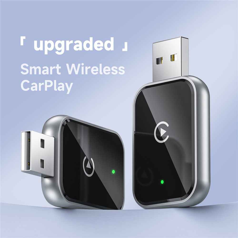 348 Wireless CarPlay Adapter for iPhone Convert Wired to Wireless Compatible with Built-In CarPlay Cars - Black