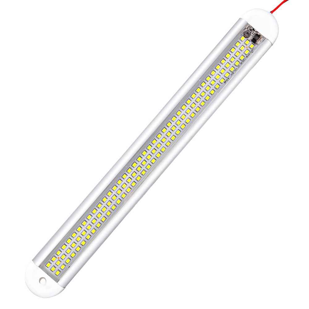 12 - 85V Car Interior Light 120 Leds 3 Rows High Brightness Reading Lamp for Truck RV Cabin