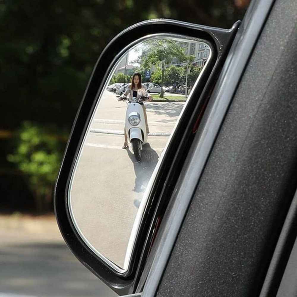 Car Side Wide Angle Blind Spot Mirror Exterior Rearview Mirror for Rear Seat Passengers