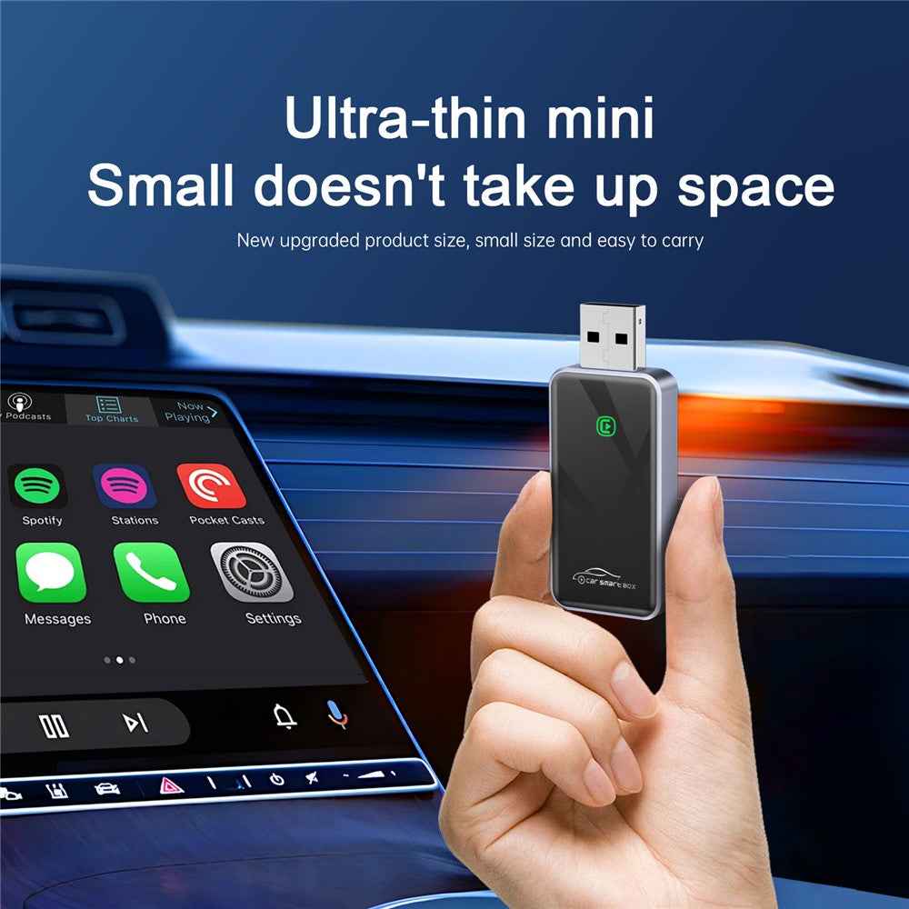 Wireless Carplay Adapter CarPlay Smart Box Convert Wired to Wireless Dongle for Apple Android