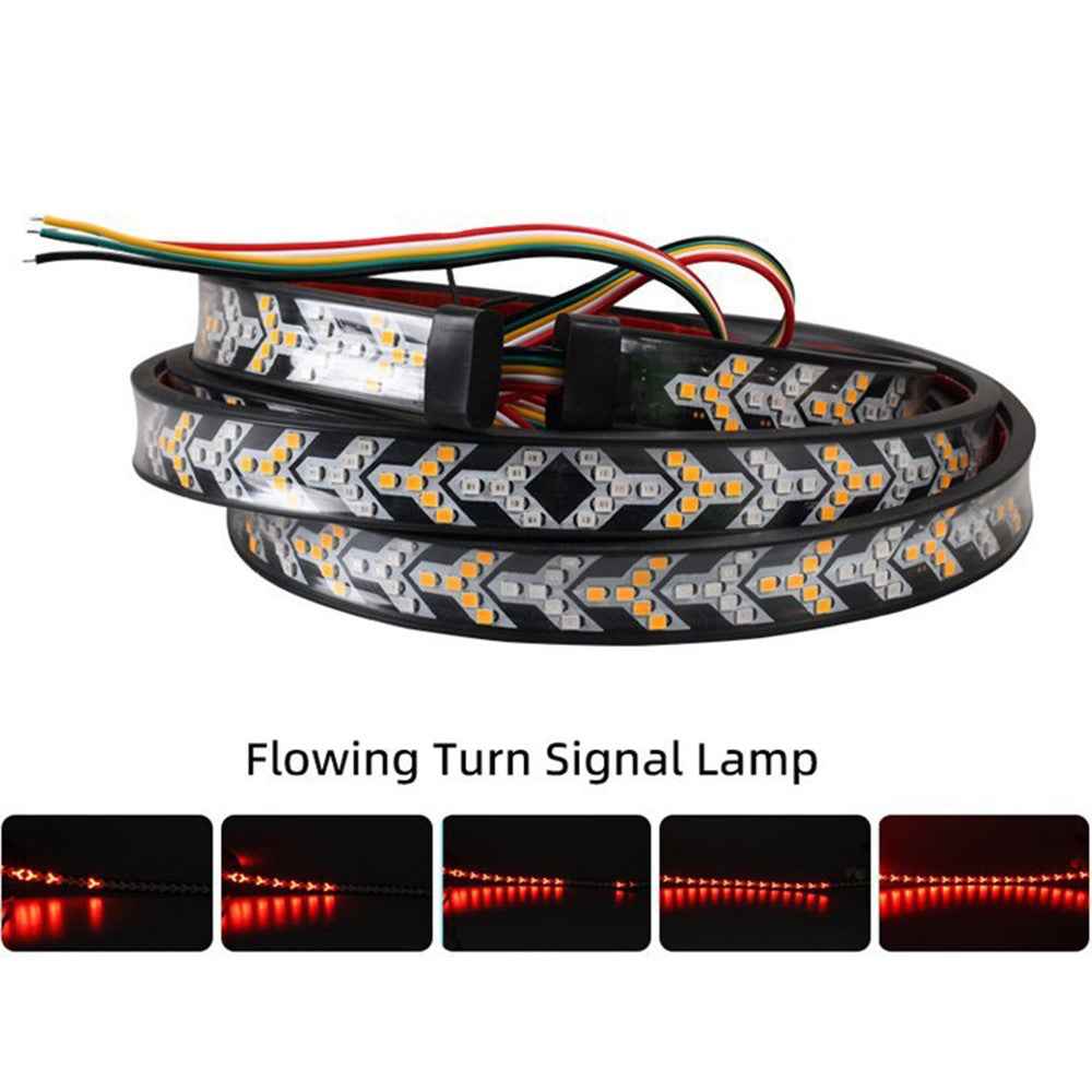 1.5m Flexible LED Tailgate Light Bar Turn Signal Brake Light Strip for 12V 24V  Truck SUV