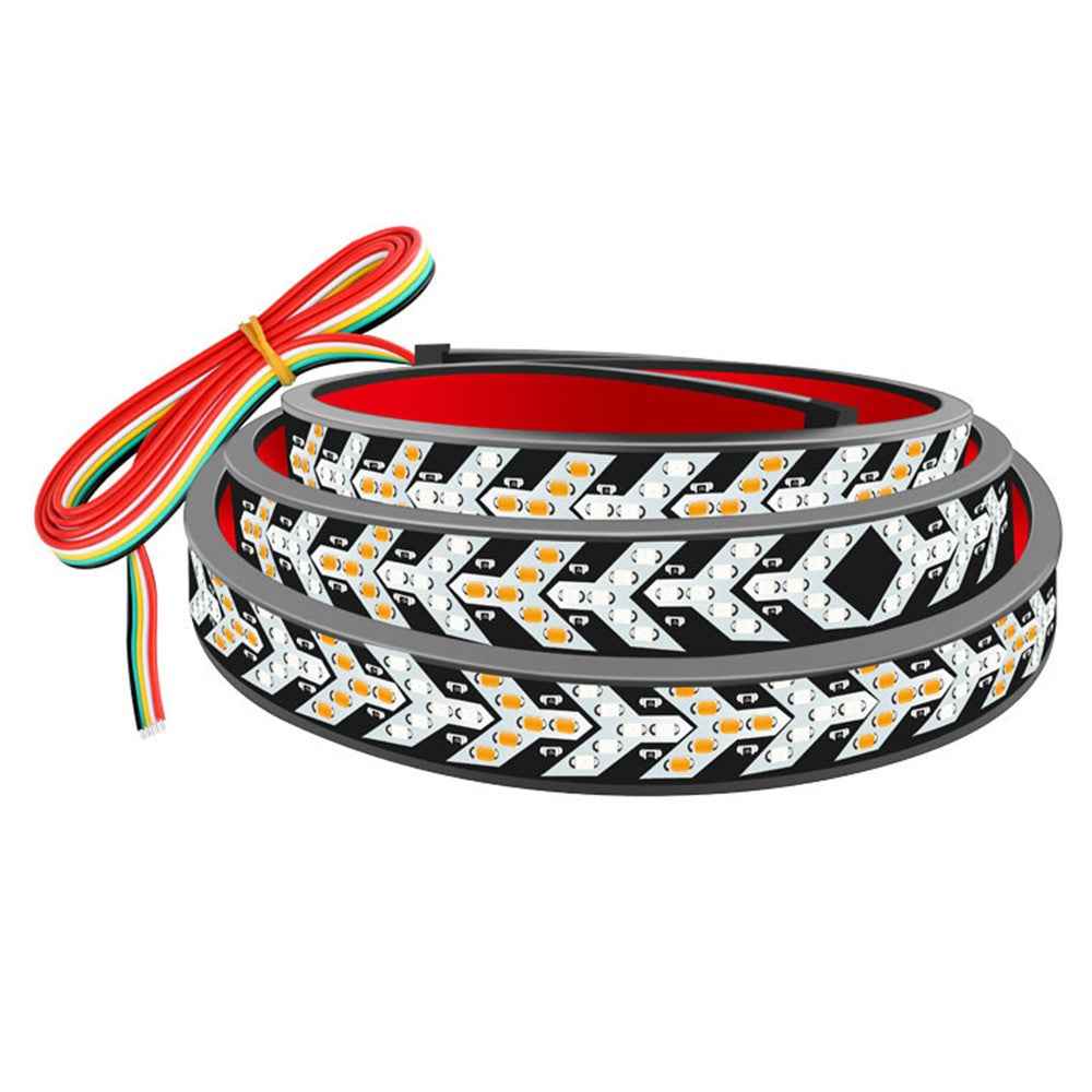 1.8m Flexible LED Tailgate Light Bar Turn Signal Brake Light Strip for 12V 24V  Truck SUV