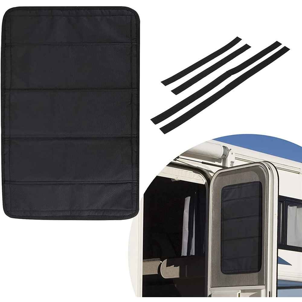 RV Door Window Shade Foldable Blackout Cover Privacy Protection Curtain for Camper Trailer