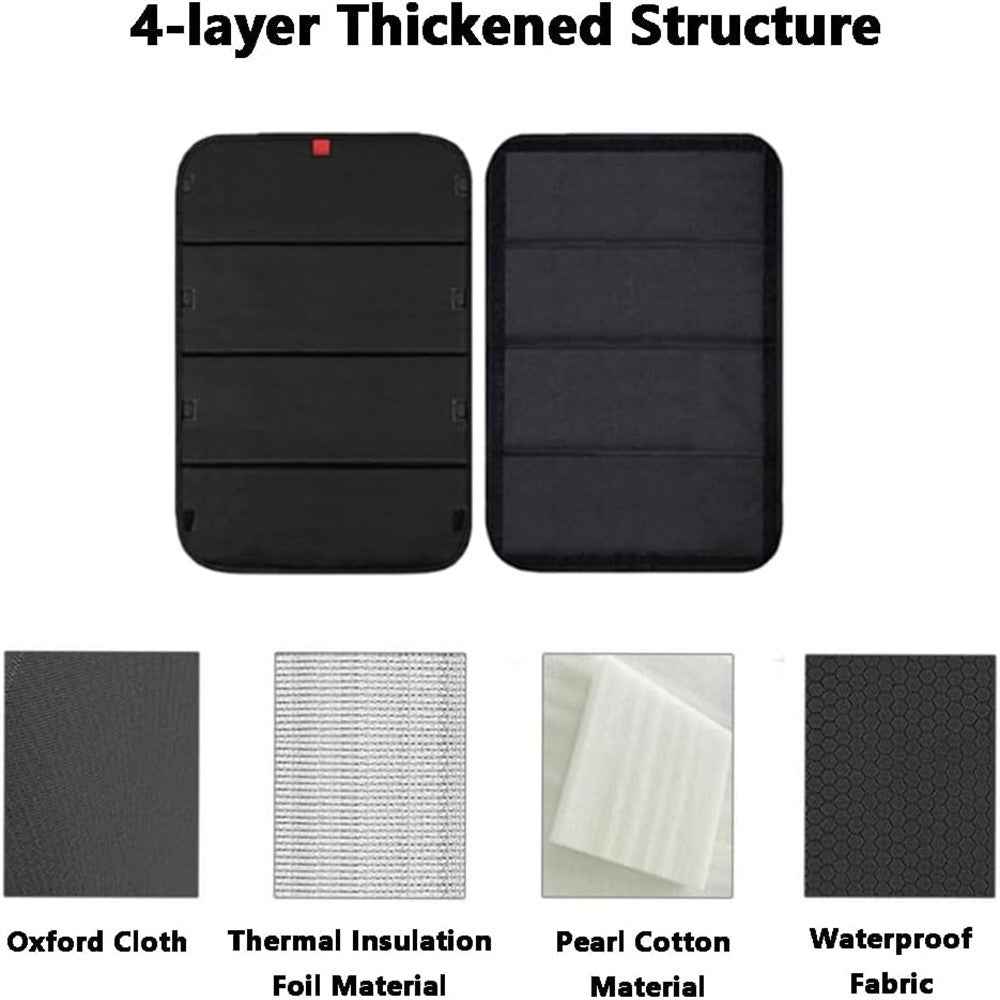 RV Door Window Shade Foldable Blackout Cover Privacy Protection Curtain for Camper Trailer