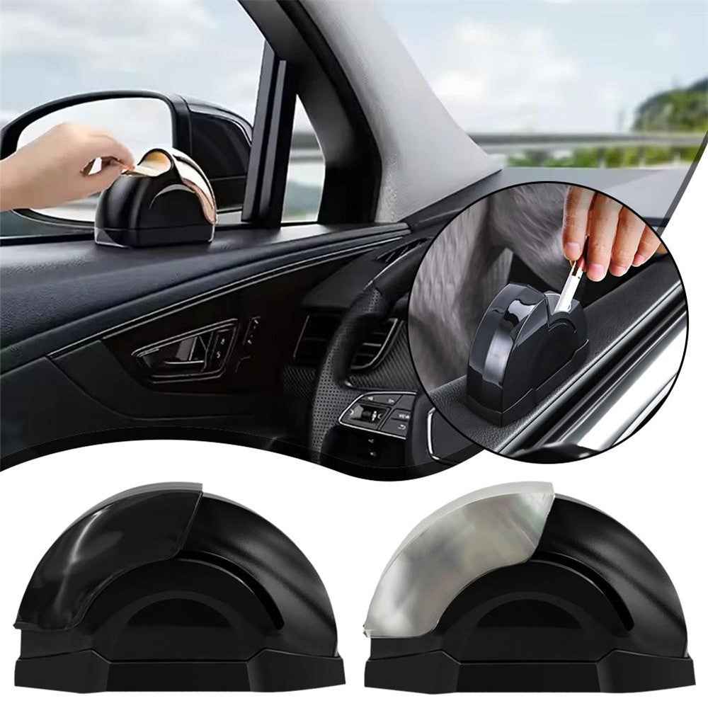 Car Door Ashtray Portable Cigarette Holder with Lid Removable Liner Ashtray - Black
