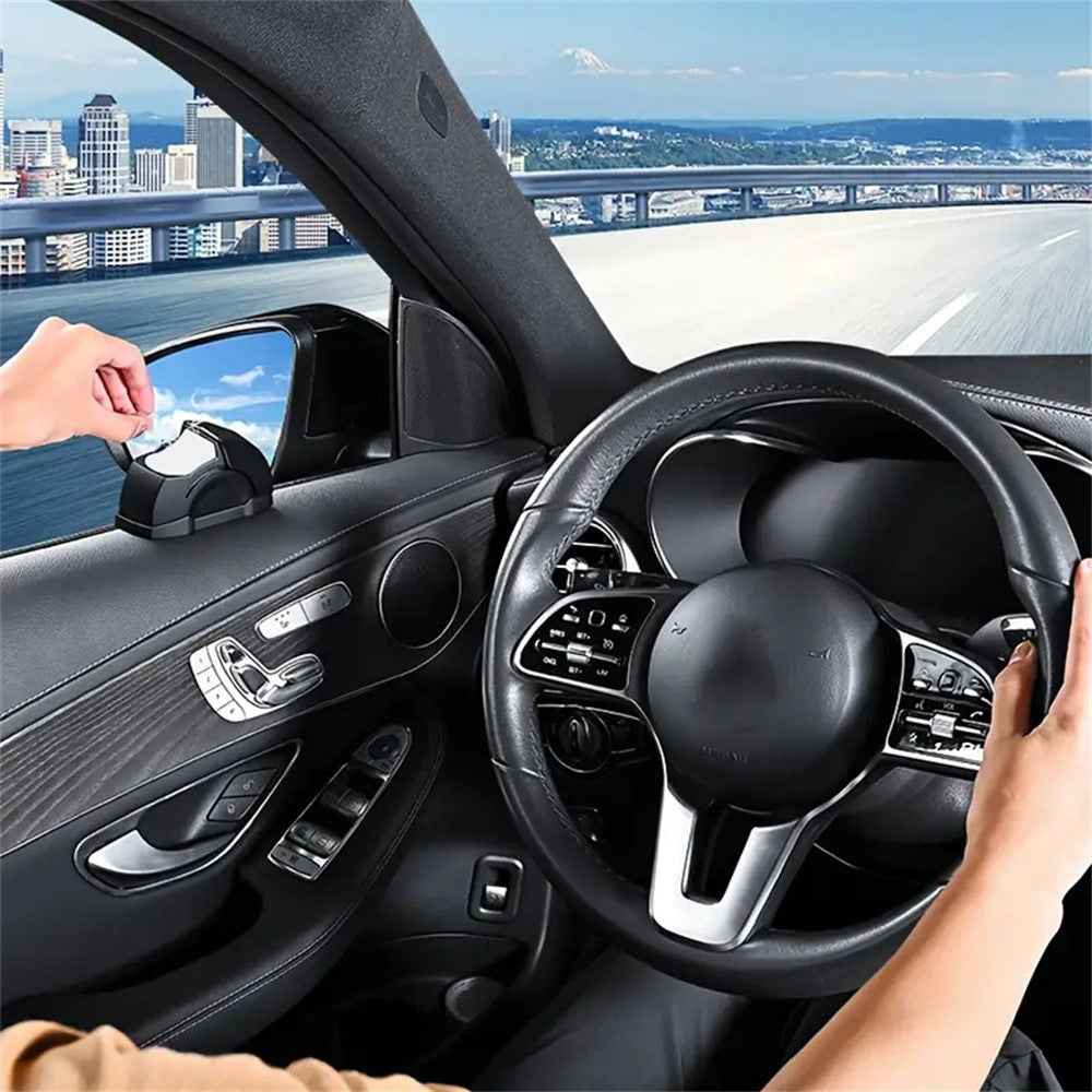 Car Door Ashtray Portable Cigarette Holder with Lid Removable Liner Ashtray - Black  /  Silver