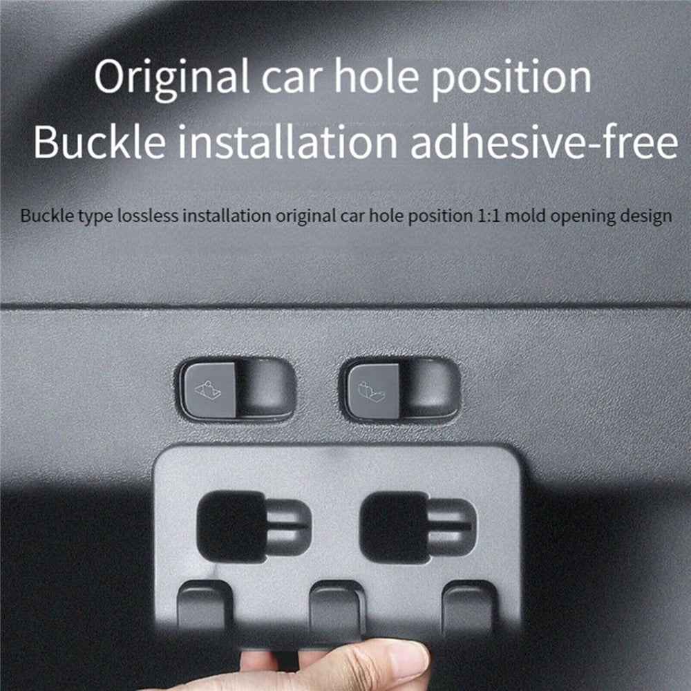 For Tesla Model Y 2021 - 2023 Car Trunk Organizer Hook Sundries Storage Bag Umbrella Hanger