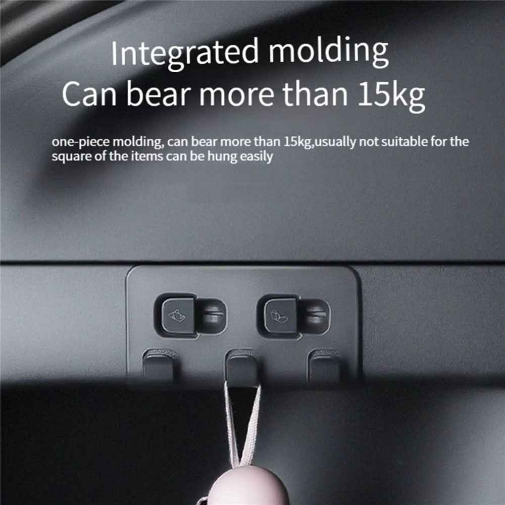For Tesla Model Y 2021 - 2023 Car Trunk Organizer Hook Sundries Storage Bag Umbrella Hanger