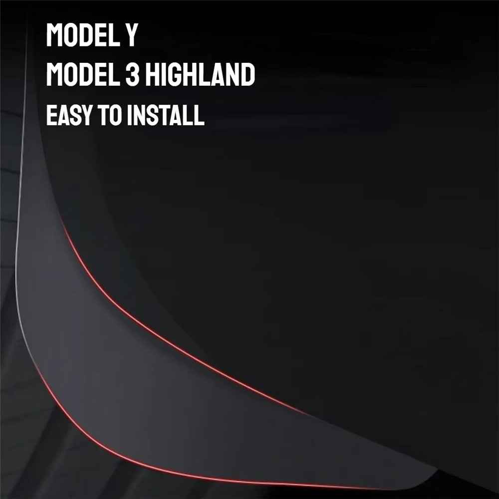 4Pcs / Set For Tesla Model 3 2024 Mud Fenders TPE Front and Rear Replacement Splash Guards